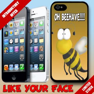 New Funny cute cartoon Bee saying animal phone case cover for Iphone 5