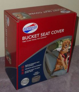 American Tourister Dog / Puppy Bucket Car Seat Cover Single Gray