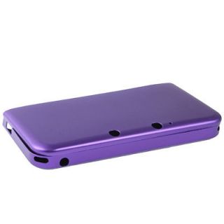 ALUMINUM HARD CASE COVER SHELL (NINTENDO 3DS XL LL) BRAND NEW. PURPLE