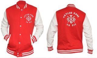 Taylor Gang College Baseball Jacket CROSS DESIGN 1 Wiz Khalifa NEW