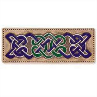 Tandy Leather Craftaid Plastic Celtic Billfold Template 72033 00