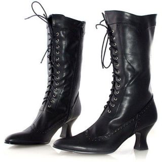 Amelia (Black) Adult Boots victorian,boot s,colonial,dic kens,TV
