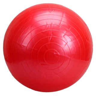 Stability Ball for Yoga Fitness& Exercise Ball Red + Air Pump #C140