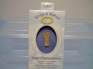 New Wings & Wishes Angel of Remembrance Angel Pin