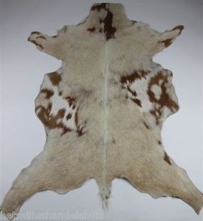 GOAT HIDE WELL TANNED DECO RUG ANIMAL HIDE TAXIDERMY nr F24