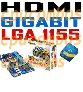 HTPC COMBO Intel G540 LGA 1155 CPU + GIGABYTE GA H61M DS2H HDMI GIGA