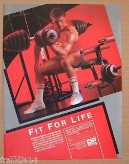 1984 DP Orbatron Barbells & Weight Benches Color AD
