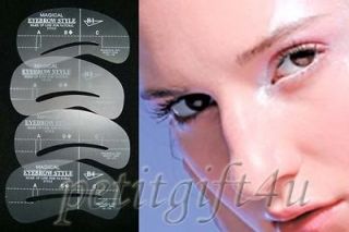 Eyebrow Stencil Tool Makeup Styles Eye Brow Template Shaper Make Up