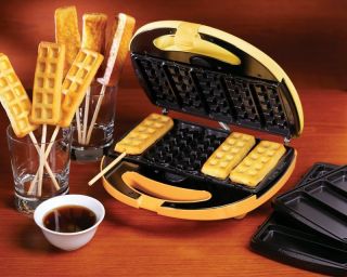In 1 Waffle & French Toast On A Stick, Mini Compact Breakfast Maker