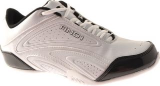 AND1 Mens Satellite Low Leather Basketball Shoes [ White / Black ]