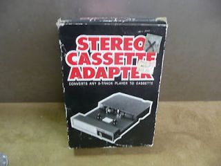 NOS VINTAGE 8 TRACK PLAYER TO CASSETTE ADAPTER