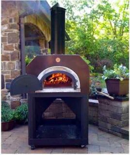 Mario Batali Amici 500 Wood Burning Heat Pizza Oven Cart Outdoor Cook