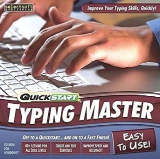 Typing Master Quicksoft CD Software for Typing Skills 42 Lessons