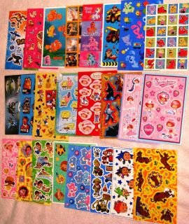 Character STICKERS ~ Party Supplies FAVORS Rewards Scrapbooking