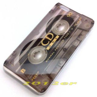 CD retro tape cassette recorder hard cover case for iPhone 5 5G 5th