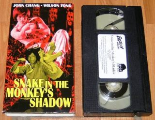 SNAKE IN THE MONKEYS SHADOW VHS (1980) JOHN CHANG, WILSON TONG   VHS