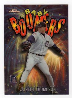 1998 Topps Chrome Baby Boomers Refractor #14 Justin Thompson Tigers BV