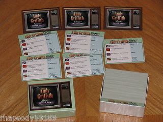 Andy Griffith Show Trivia Game Card Set 1998 Mulberry Enterprises