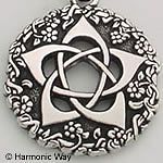 PENTACLE OF THE GODDESS ~ Pendant Wiccan Pagan Pentagram Jewelry