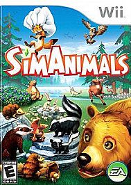 Sim Animals Wii Video Game  Excellent Condition and 