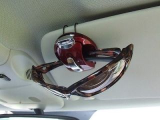 Van Truck Auto Visor Sports Metal Sunglasses Glasses Storage Clip Case