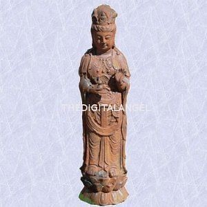statue home garden spiritual goddess sculpture (Digital Angel Decor