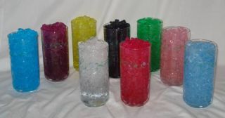 COLORFUL WATER CRYSTALS ICE GEL VASE/BOWL/DISH FILLER  10 COLORS  FAST