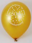 Gold 50th Wedding Anniversary Balloons Anniversary Party Decorations