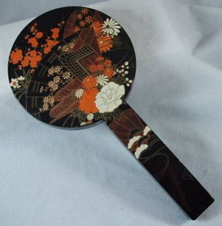 Antique, Gold, Tone, Hand, Mirror, Brush, Set, NR) in Hand Mirrors