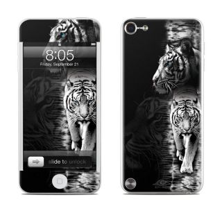 Apple iPod Touch 5G DecalGirl MATTE Skin ~ WHITE TIGER by Michael
