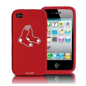 Boston Red Sox iPhone 4 or 4S Red Silicone Case / Cover / Faceplate