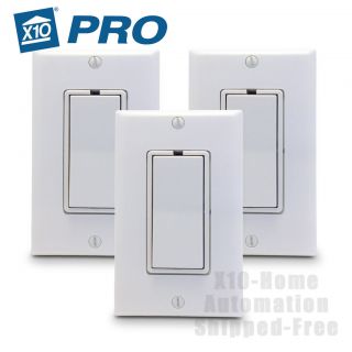 Pack X 10 XPS3 IW X10 PRO Decora 20 Amp Wall Switch Module w/ 2 Year