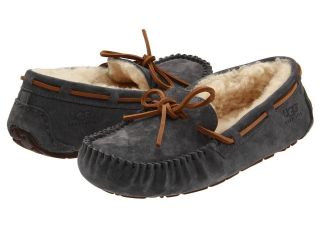 UGG Australia DAKOTA PEWTER Women Sheepskin Moccasin Slipper Shoe 6 7