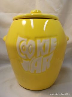 Vintage McCoy Cookie Jar Yellow #7024