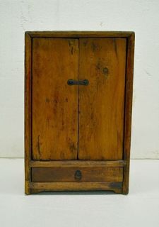 antique cabinet small drawers