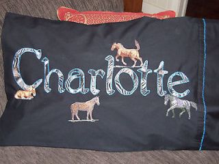 pillow case personalised for yr child or you 4 the love of horses