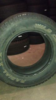 TWO Used Wild Country Radial XTX 245 65 17 107S 732 %60 Tread