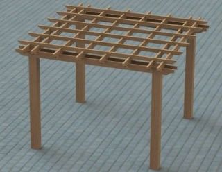 Garden Pergola Woodworking Plans   Easy to Build