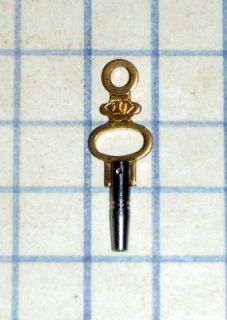 Vintage old No. # 10 pocket watch pocketwatch winder skeleton key