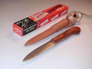 Rare NOS 1950s E A BERG Eskilstuna Shark Sloyd Cabinetmakers Knife c