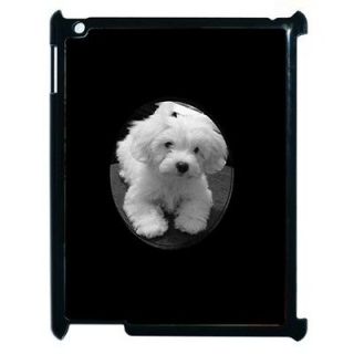 Apple iPad 2 Hard Case Maltipoo Puppy Dog White Maltese Poodle Bichon