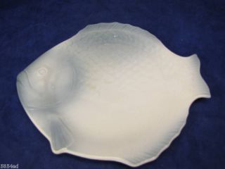 Vintage Flounder Fish Shape Plate Salem