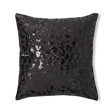 NEW IN PKG Sequin Covered Pillow from Nicole Millers SILHOUETTE