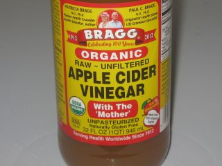 64oz Bragg Organic Apple Cider Vinegar (2 X 32oz) each RAW Unfiltered