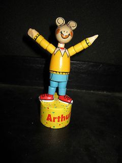 Arthur Push Button Puppet, 1997 Marc Brown, wooden