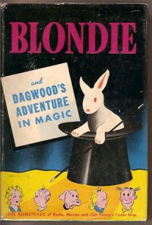 BLONDIE and DAGWOODS Adventure in Magic (1944 Whitman Hardcover in