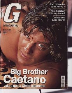 Magazine Brazil 5/03 like PLAYGIRL Big Brother star model CAETANO