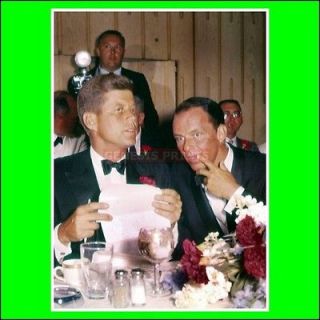 JFK President Kennedy Frank Sinatra 7 x 5 Press Quality Photo /B0793