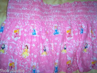DISNEY PRINCESS ROYALTY SMOCKING Pre Hemmed 100% COTTON FABRIC Sold By