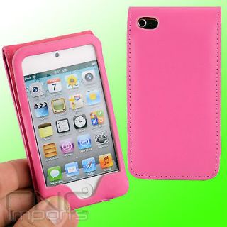 LEATHER FLIP FOLIO CASE FOR APPLE IPOD TOUCH iTouch 4G 4th Generation